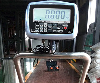 不銹鋼配料手推秤